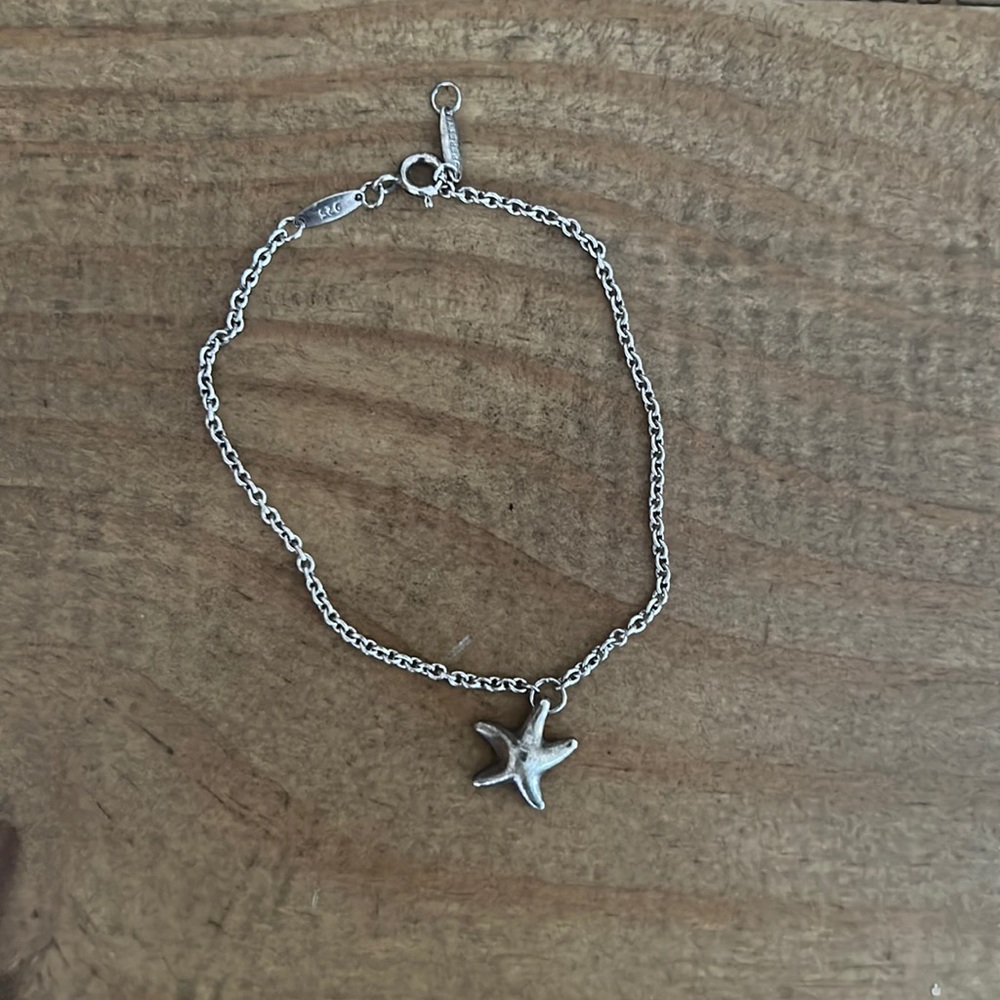 Elsa Peretti Tiffany &Co Seastar Charm Bracelet